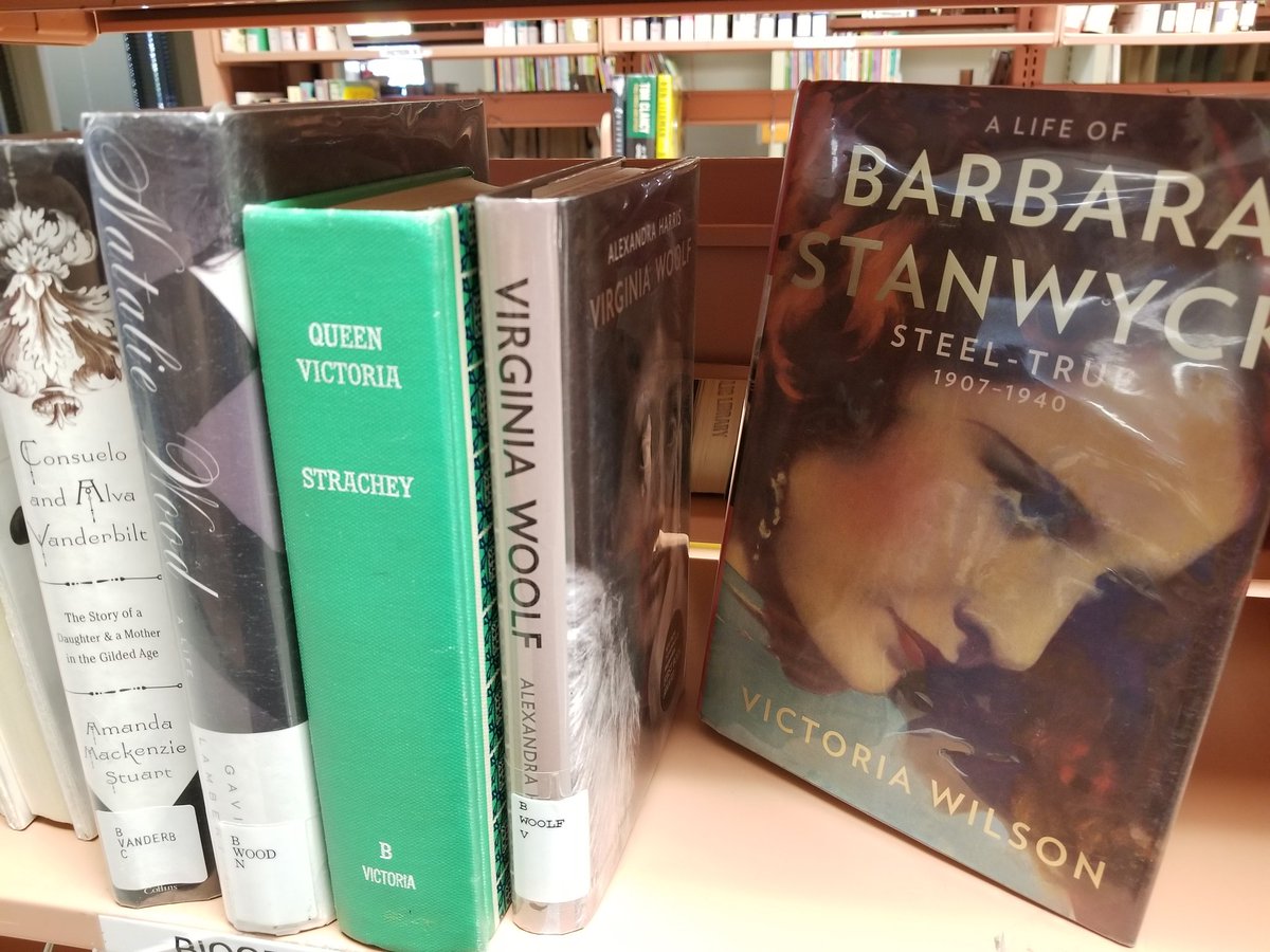 ElofAPL's tweet photo. Keep celebrating #WomensHistoryMonth - Lots of great biographies #recentlyreturned https://t.co/YWaJg9oJcU
