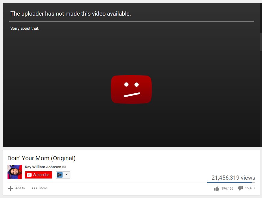 pigdotavi's tweet photo. Youtube grows weaker each day https://t.co/UCk5FgVkjd