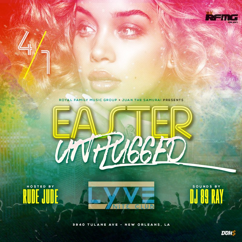 iamjohncordier's tweet photo. April 1st 1/4 On Easter Night π£ #EasterUnplugged π LOVE && HIP HOP very own @_chinesekitty will be hosting along with @rudejudemr504 π€ sounds by @defdjray πΆ https://t.co/17DUs93D2a