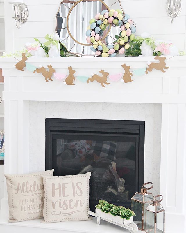 craftingchicks's tweet photo. Here comes Peter Cottontail. Can’t stop looking at this beautiful Easter Mantle with all the adorable bunnies 🐰🥕 #linkinbio 📸: @craftyjamie .
.
#craftingchicks #easterdecor #abmspring #abmcrafty #abmhappylife https://t.co/Jb8UBM6Vq0 https://t.co/vB55klfEJm