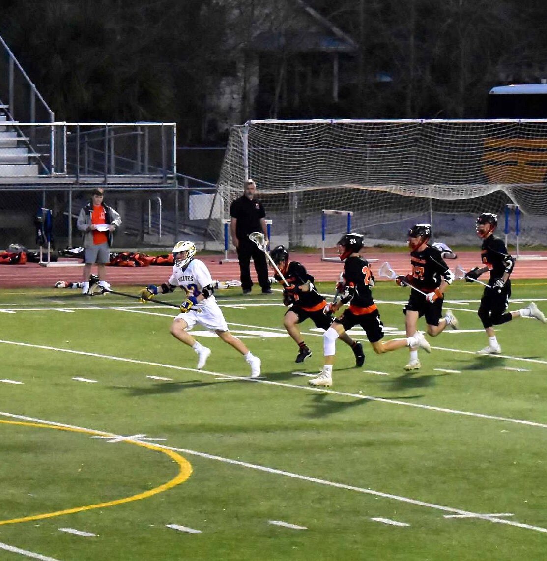 hydehealy's tweet photo. Come watch the #1 team in the state play Jesuit this Wednesday at 7:30 at Hunter Stadium! It’s Senior Night and the last regular season game of the year! https://t.co/ATGMUIAqen