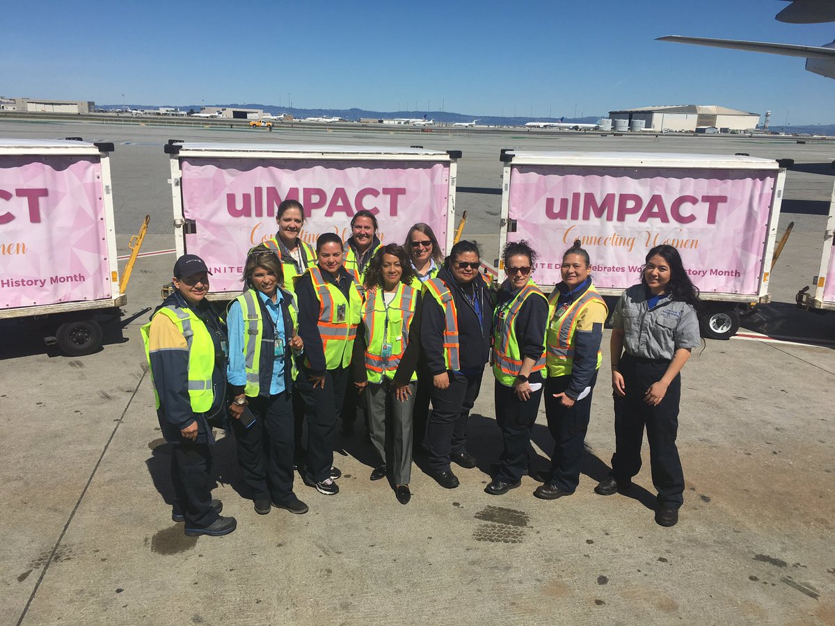 TeamSFOCG's tweet photo. SFO celebrating Women's History Month!  #uIMPACT #BeingUnited @weareunited @RichViera https://t.co/r3bAfTT4mP