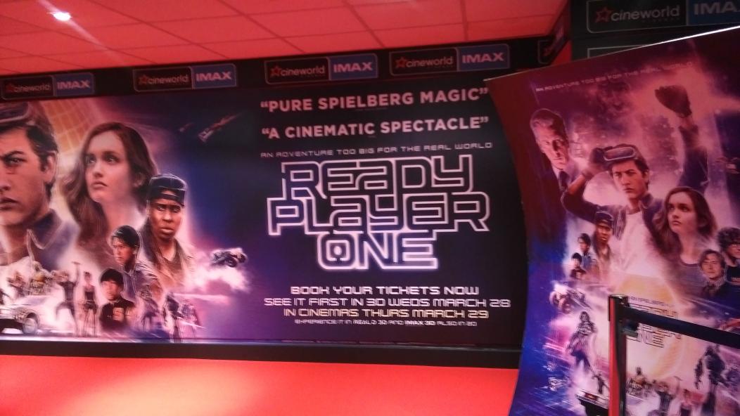 Bobbiemlryan's tweet photo. #ReadyPlayerOne was fantastic! Thank you Aislin at @PenguinRandomIE  for the preview tickets #moviepreview #readbeforeyouwatch https://t.co/NrNMZIY9J6