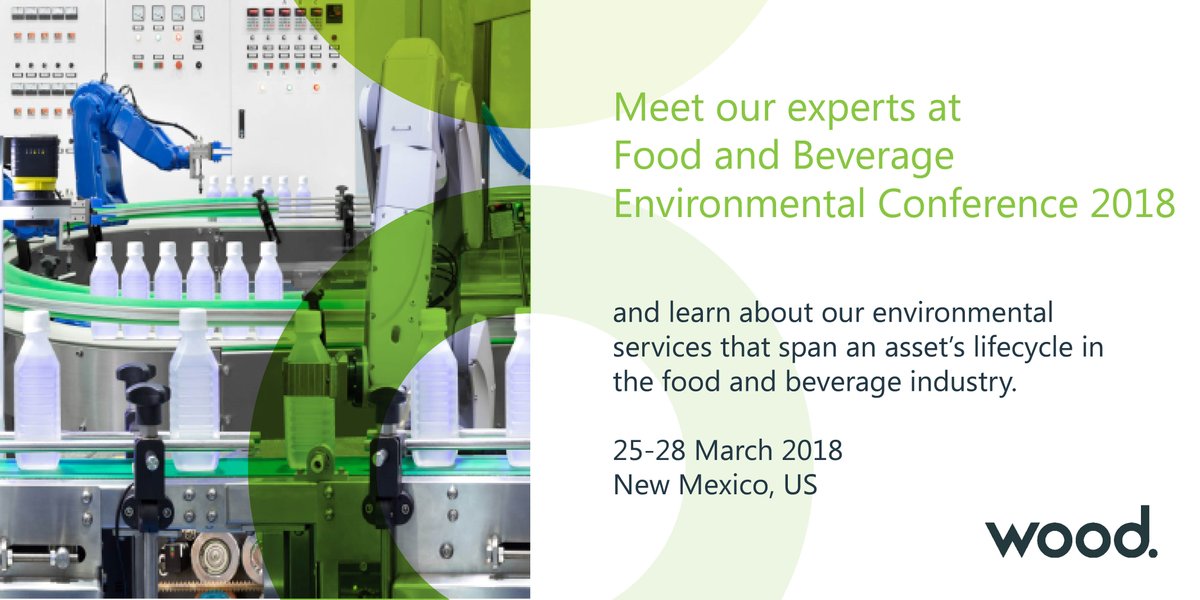 deborahmoazen's tweet photo. Learn about our latest sustainable practices and environmental compliance services from @Woodplc industrial experts at #FBEC2018 https://t.co/zWH8Zw3UTz