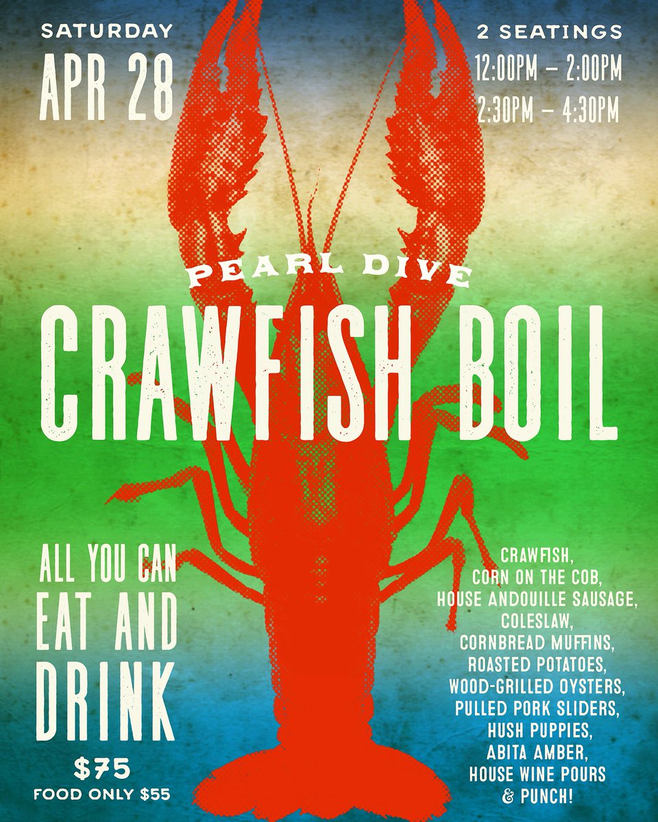 🚨ANNUAL CRAWFISH BOIL🚨

This event sells out every year. 

Translation: BUY YOUR TICKETS NOW!

brgevents.wufoo.com/forms/shqjq5l0…