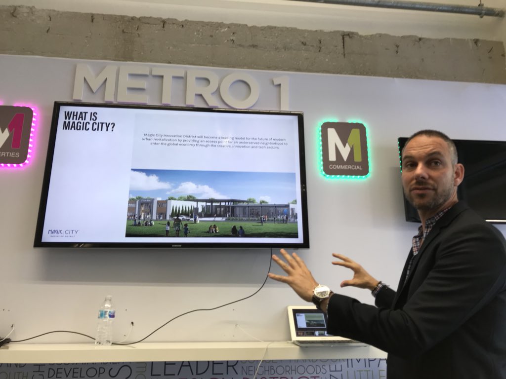 CarlaMays's tweet photo. .@newco #Miami learning about #MagicCity #development #Cultural #innovation #district #LittleHaiti from #TonyCho https://t.co/frSnsUhPni