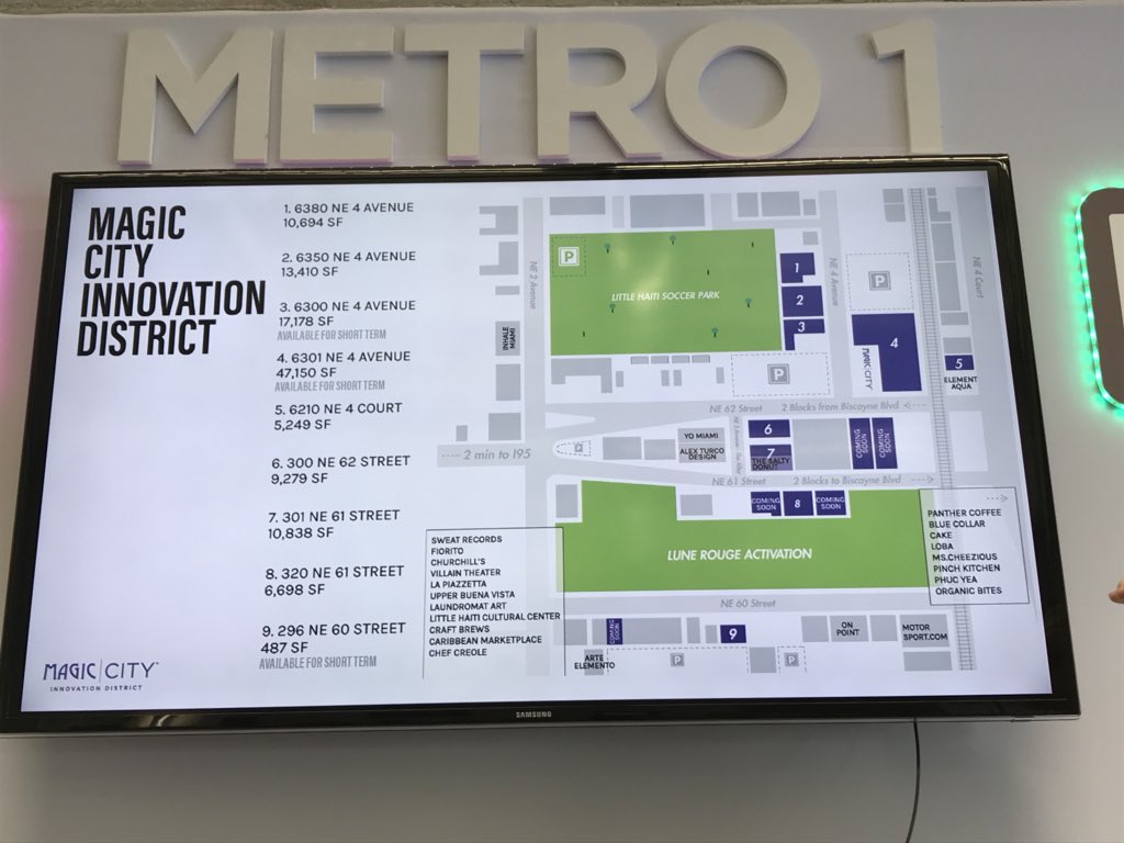 CarlaMays's tweet photo. .@newco #Miami learning about #MagicCity #development #Cultural #innovation #district #LittleHaiti from #TonyCho https://t.co/frSnsUhPni