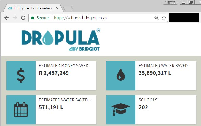 Bridgiot's tweet photo. In the words of @SuzelleDIY : "There's it!". Today celebrating 200 schools equipped with #Dropula, and 35 million ℓ of 💧saved (just shy of R2.5 million). #SmartWaterMeterChallenge @CapeTalk @WeActForChange @pragmaworld @wc_edumin @stellenboschUni @kienokammies https://t.co/UzL3MFY5hv