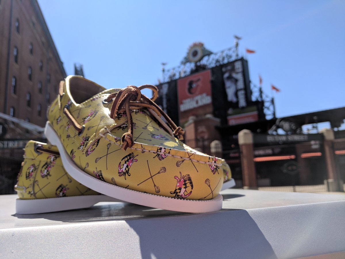 froatsshoes's tweet photo. The wait is almost over! 😎⚾☀️ Cue the final countdown song... #froatsshoes #marylanders #oriolesmagic #openingday https://t.co/5rqlcMSqIZ