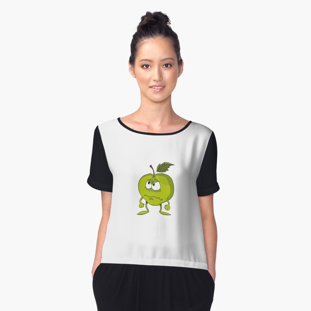 CCZeroPrince's tweet image. Check out this #funny Women's Chiffon Top featuring the "Angry Apple" Design, available here --&amp;gt; goo.gl/93173U