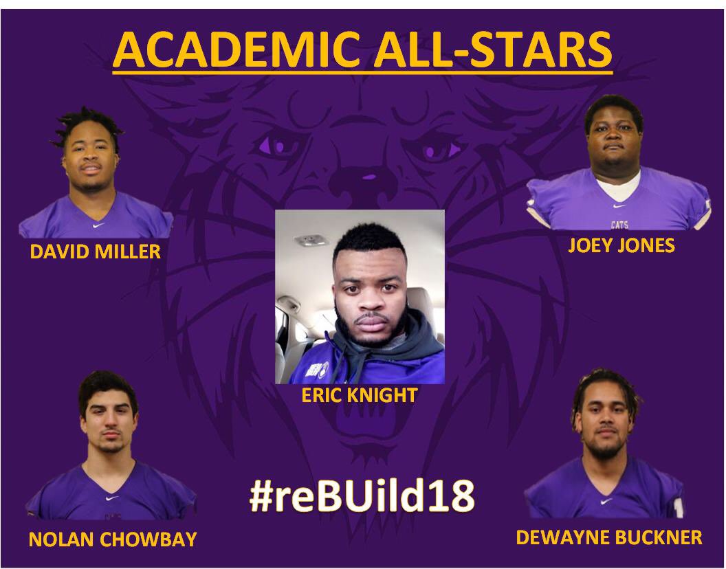 BU_FootballTN's tweet photo. Very proud of our Student Athletes of the week from last week! These guys set the standard. #reBUild18 #RestoreTheB https://t.co/hbvFSEgPGI