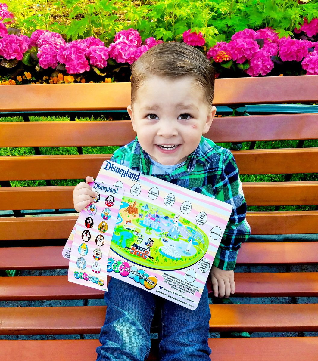 Rad_Disney_'s tweet photo. Don't forget to do the #Eggstravaganza egg hunt at #Disneyland - the last day is April 1st! Our boys had a blast looking for all the eggs and putting the stickers on the map! We definitely recommend it! 🐰💕

@DisneylandToday
#EggHunt #EasterEggHunt #Easter #DisneyEaster #Disney https://t.co/dDJHcuY58w