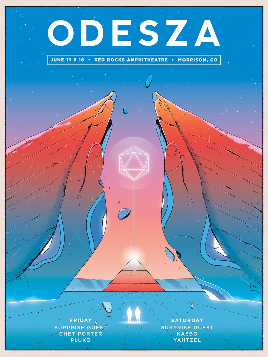 KasboMusic's tweet photo. I'm playing red rocks with @odesza this year and I'm so incredibly excited. can’t wait to be back at my favorite venue in the world https://t.co/Kbgt7gPdYf
