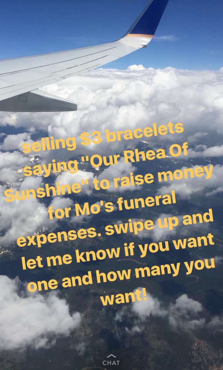 Also, link in our bio to Morgan’s GoFundMe! Please retweet for our Rhea of Sunshine! 💛🌈