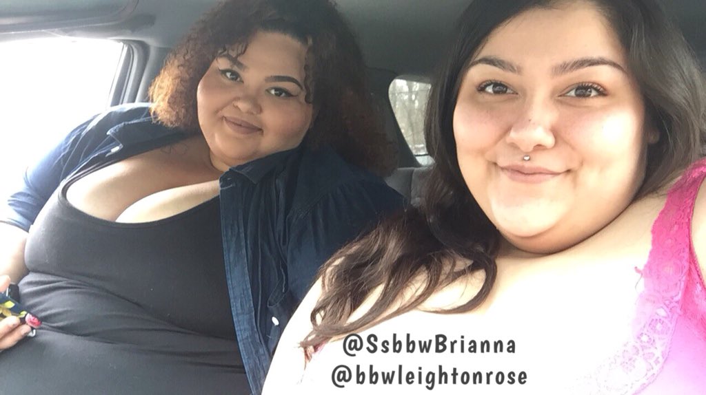 LeightonRose🌹 on Twitter: "Reunited and had a productive filming day with  my bb @SSBBWBrianna 💚💕#ssbbw #bbw… "
