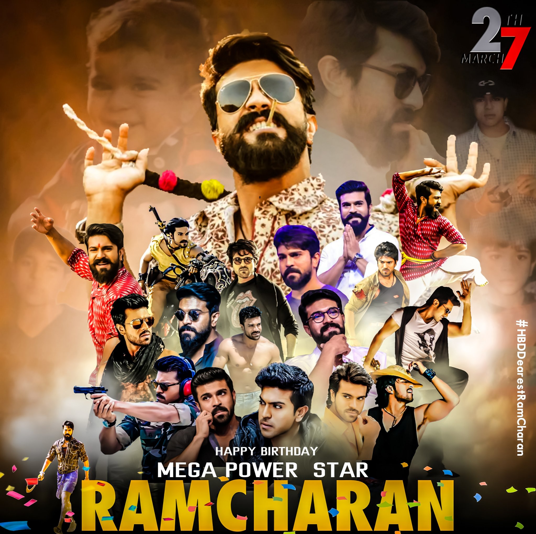 Happy birthday Mega power Ram Charan 