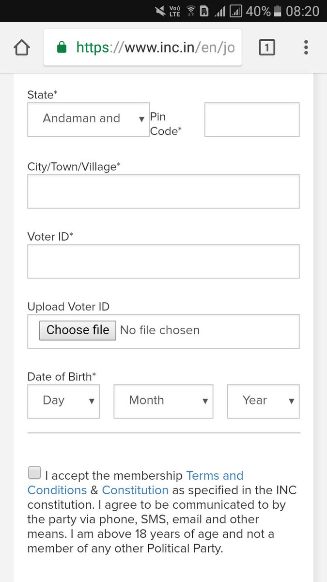 priyagarwal06's tweet image. Be become a member of congress you need to upload your voter id #CongressCheatsYou #CongressMuktBharat #BJPCongDataWar #BJP @BJP4India @INCIndia