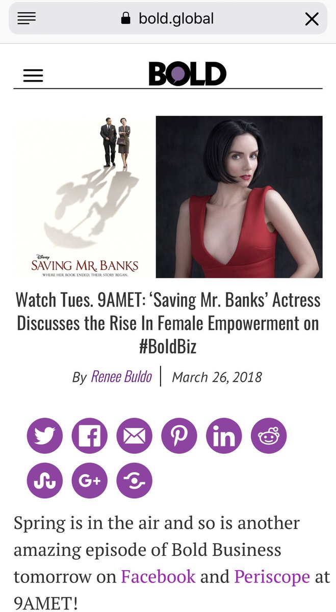 VictoriaSummer's tweet image. In NYC and tomorrow - Tues 9am EST LIVE on @BoldGlobalMedia talking about #femaleempowerment and what’s next for Hollywood... and how men - it’s #TimeToStepUp for women! #BoldBiz
