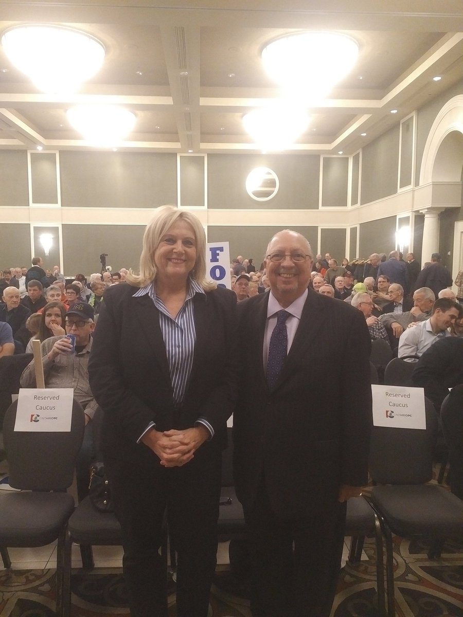 Standing room only <a href="/fordnation/">Doug Ford</a> rally in LONDON tonight <a href="/BWPLUSLamplight/">BW PLUS Lamplighter</a>. Fantastic, motivating speech! Hope for Ontario with <a href="/OntarioPCParty/">Ontario PC Party</a>. Great to see <a href="/BobBaileyPC/">Bob Bailey</a> MPP <a href="/MonteMcNaughton/">Monte McNaughton</a> &amp; candidate Eric Weniger #onpoli #pcpo #ldnont
