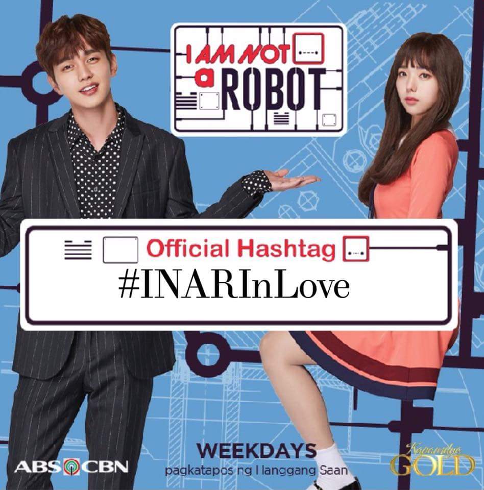 KapamilyaNovela's tweet photo. I Am Not A Robot  | March 27, 2018

Official Hashtag: #INARInLove https://t.co/48MthDaXQ2