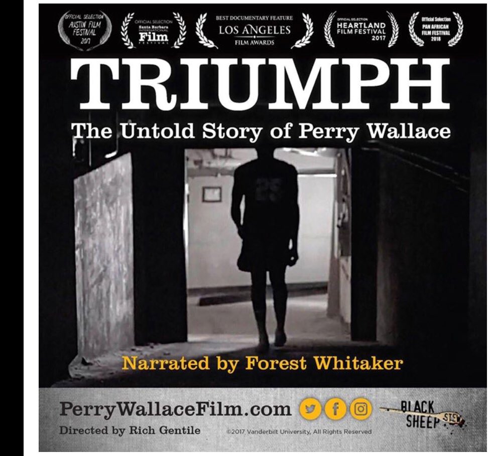 TonyDungy's tweet photo. You can see “Triumph: The Untold Story of Perry Wallace” this weekend in NYC and L.A. It’s a powerful documentary on how Wallace integrated basketball in the SEC in the 60’s. Without him we wouldn’t have the March Madness we’re watching now. #perrywallacefilm https://t.co/AgiK9r37rR