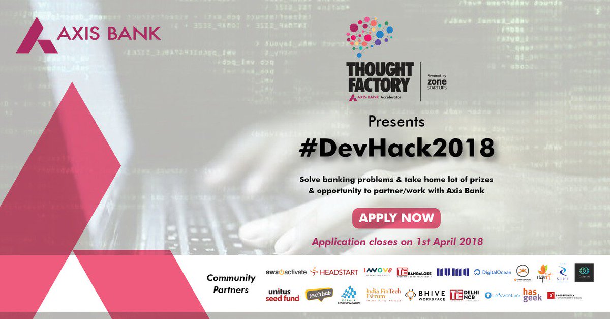 antontina's tweet image. #DevHack2018 #ApplyNow #April2018 @AWSActivate @hasgeek @AxisBank @shortfundly #WinPrizes #UnimaginedisUndone