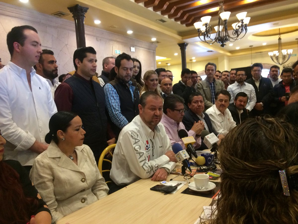 En #conferenciadeprensa el presidente del CDE de  #EncuentroSocial, Nicolas Castañeda, comentó que cree en la plataforma política que conforma la coalición #JuntosHaremosHistoria y aseguró que es una plataforma creada con sensibilidad, ademas de ser competitiva y ganadora.