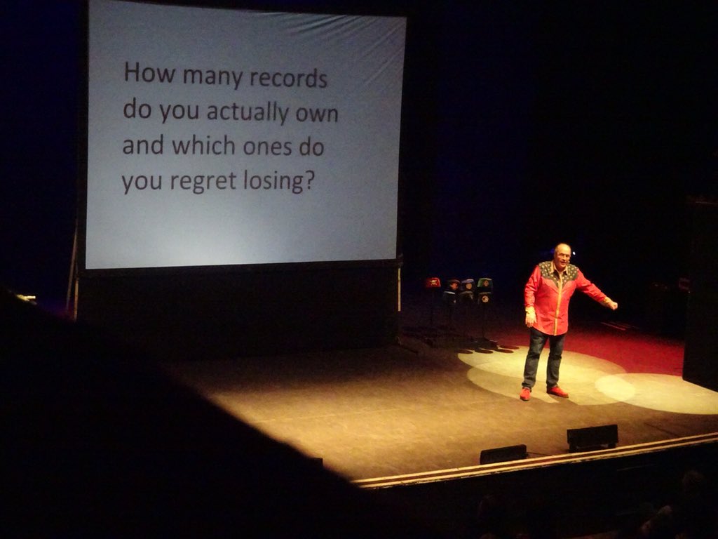 JUMPINSOUNDS's tweet image. I could listen to this man talk for ages....and he can! Over 3 hours tonight of hilarious true stories from his life on the last night of this tour, I salute you @prodnose ! #DannyBaker #CradleToTheStage #o2ShepherdsBush #London