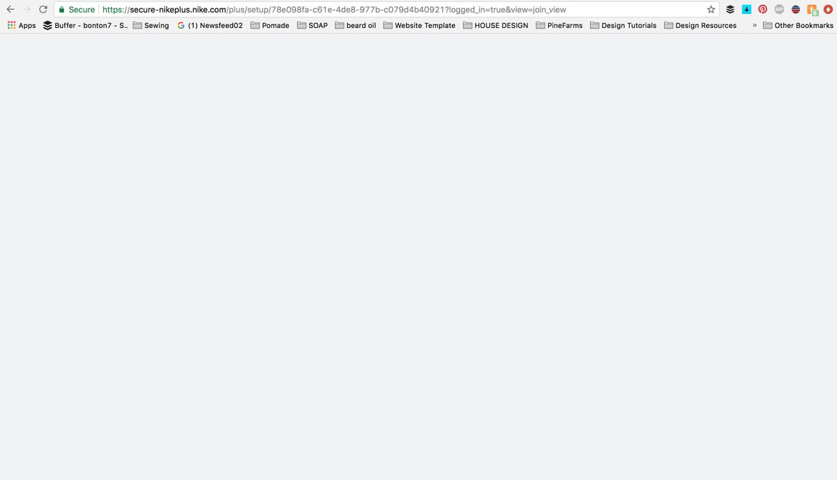 bonton7's tweet photo. @NikeSupport It's literally blank after I login. https://t.co/jZdHAw9Slv