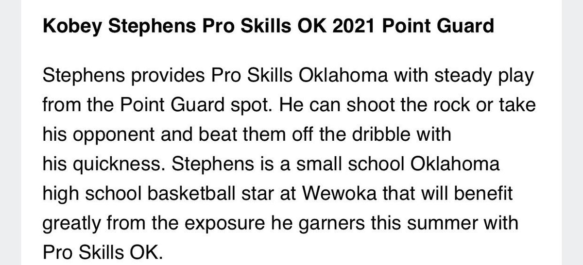 OKPower2021's tweet image. ProSkills 15u boys got some pretty good press from @PrepHoopsOK this past weekend at the @BtrMain Thank you @ReynoldsHoops for the support! Looking forward to many more.