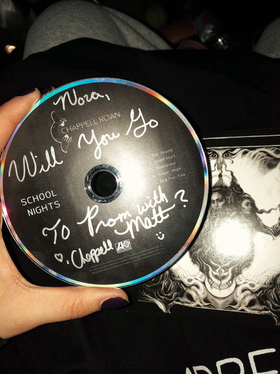 Thanks so much for your help promposing!!! She said yes!😄😎 <a href="/ChappellRoan/">Chappell Roan</a>