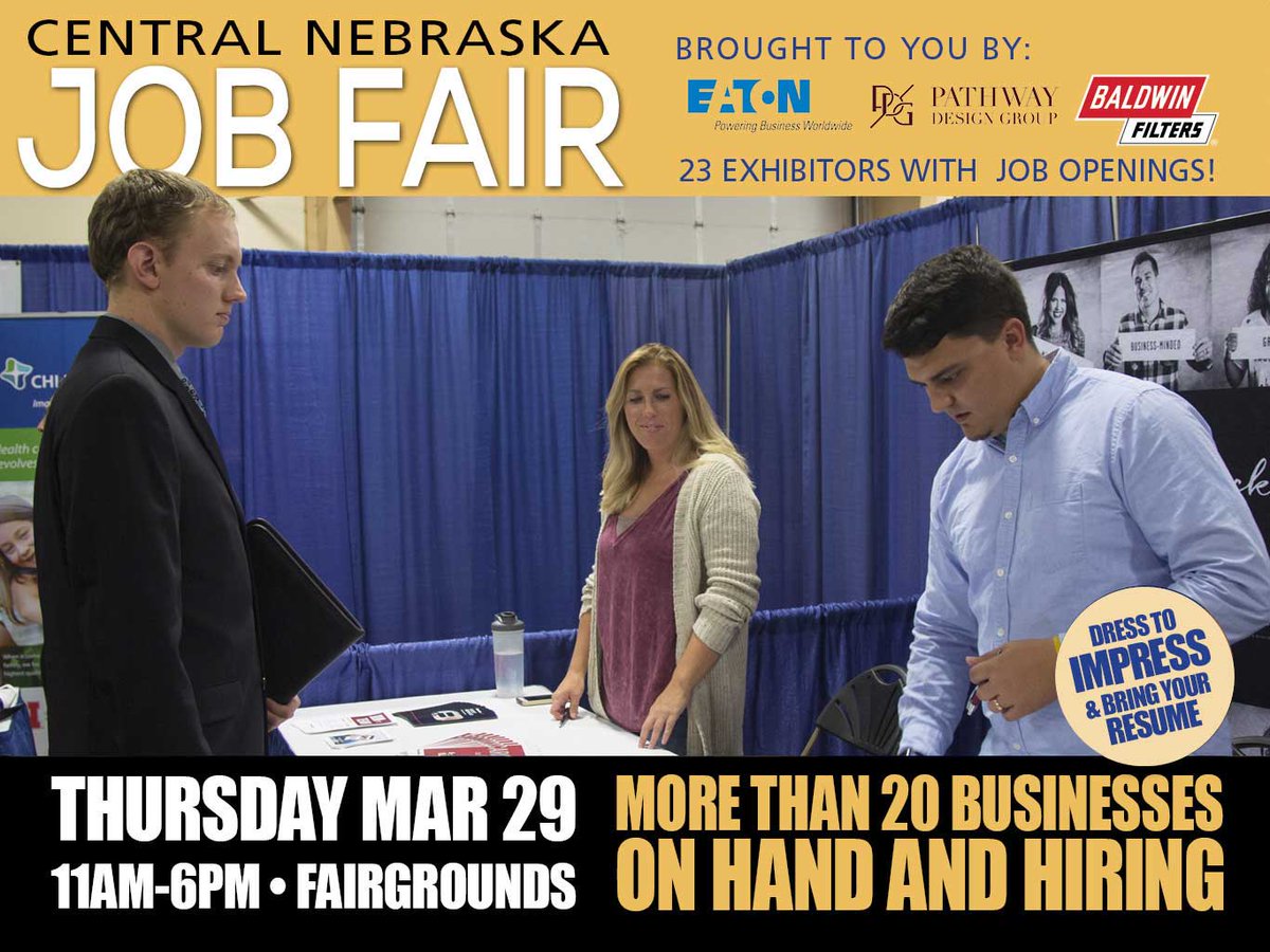 Kearney Hub on Twitter "THIS THURSDAY Central NE JobFair at the Buffalo County Fairgrounds