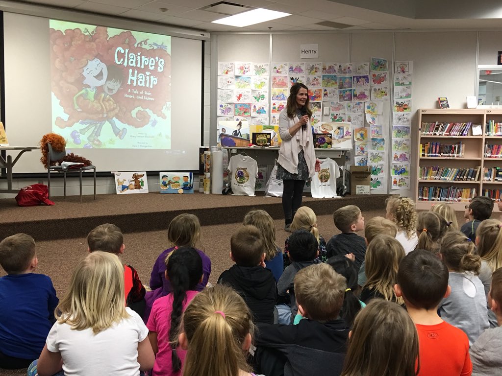 AsfeldSandy's tweet photo. Thank you Author, MaryBleckwehl, for sharing your book “Claire’s Hair” with us! #csrproud #csestrong #cserocori https://t.co/5pU95eOKNq