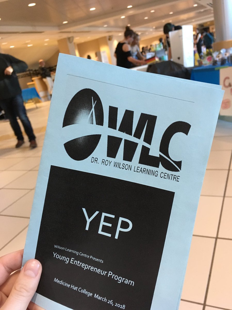 The <a href="/DrRoyWilsonLC/">Dr. Roy Wilson LC</a> Young Entrepenuer Program Trade Show is under way at the <a href="/MHCollege/">Medicine Hat College</a>! Come visit! <a href="/MedicineHatNews/">Medicine Hat News</a>