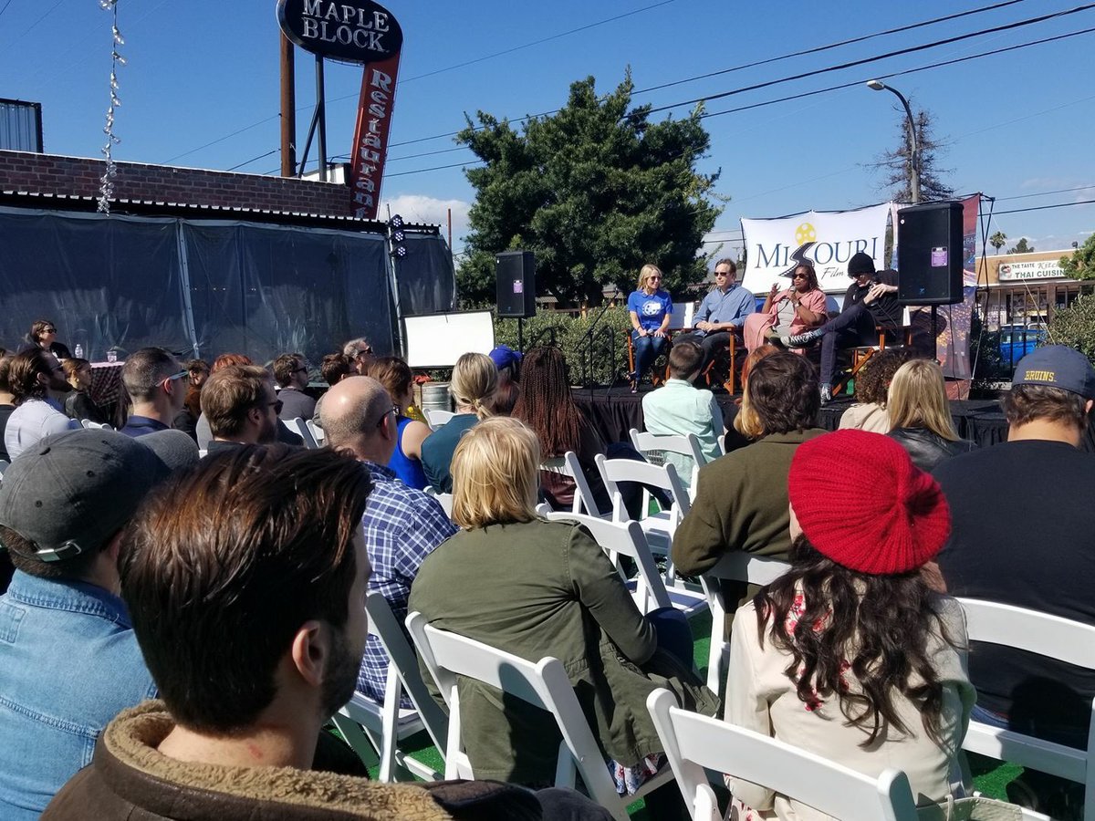 KansasCityFilm's tweet photo. THANK YOU for joining us! MO-KC Film &amp; TV Industry MeetUp was a blast. Shout out to @MapleBlockMeatCompany for the venue and delicious BBQ. Inspiring professional panel, comedy, poetry, improv, jazz, @Boulevard_Beer and networking. #FilminMO #FilminKC https://t.co/TgWJkD9zJf
