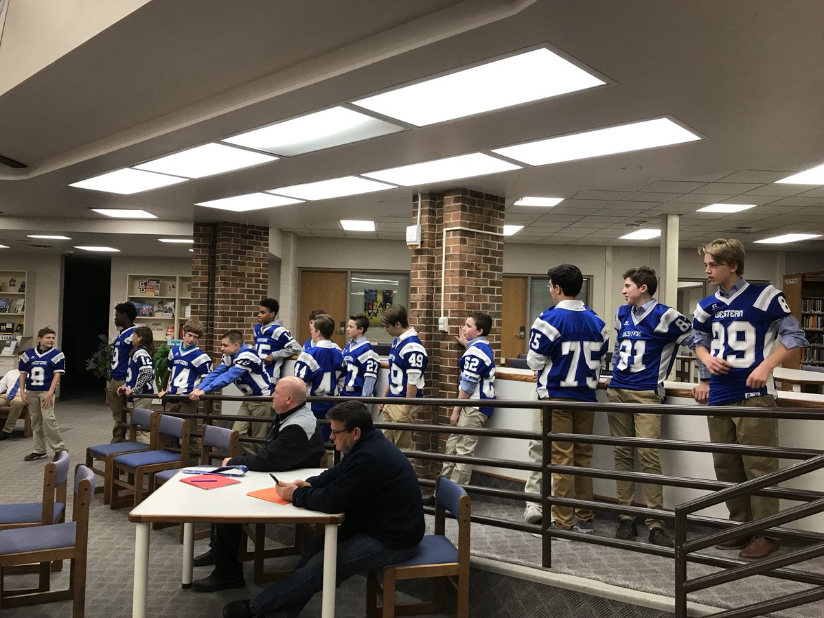 weiskom's tweet photo. Freshman warriors signing day at Wallled Lake Western.  Congratulations warriors class of 2021! https://t.co/W5AOUYRAcY