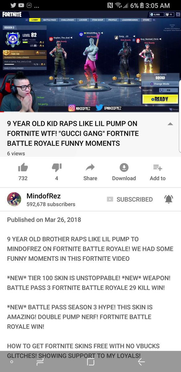 On Twitter 9 Year Old Kid Raps Like Lil Pump On Fortnite Wtf Gucci Gang Fortnite Battle Royale Funny Moments Https T Co L9ct5flwpz Via Funny Raps About Fortnite Funny Raps About Fortnite On Twitter 9 Year Old Kid Raps Like Lil Pump On Fortnite Wtf Gucci Gang Fortnite Battle Royale Funny Moments Https T Co L9ct5flwpz Via
