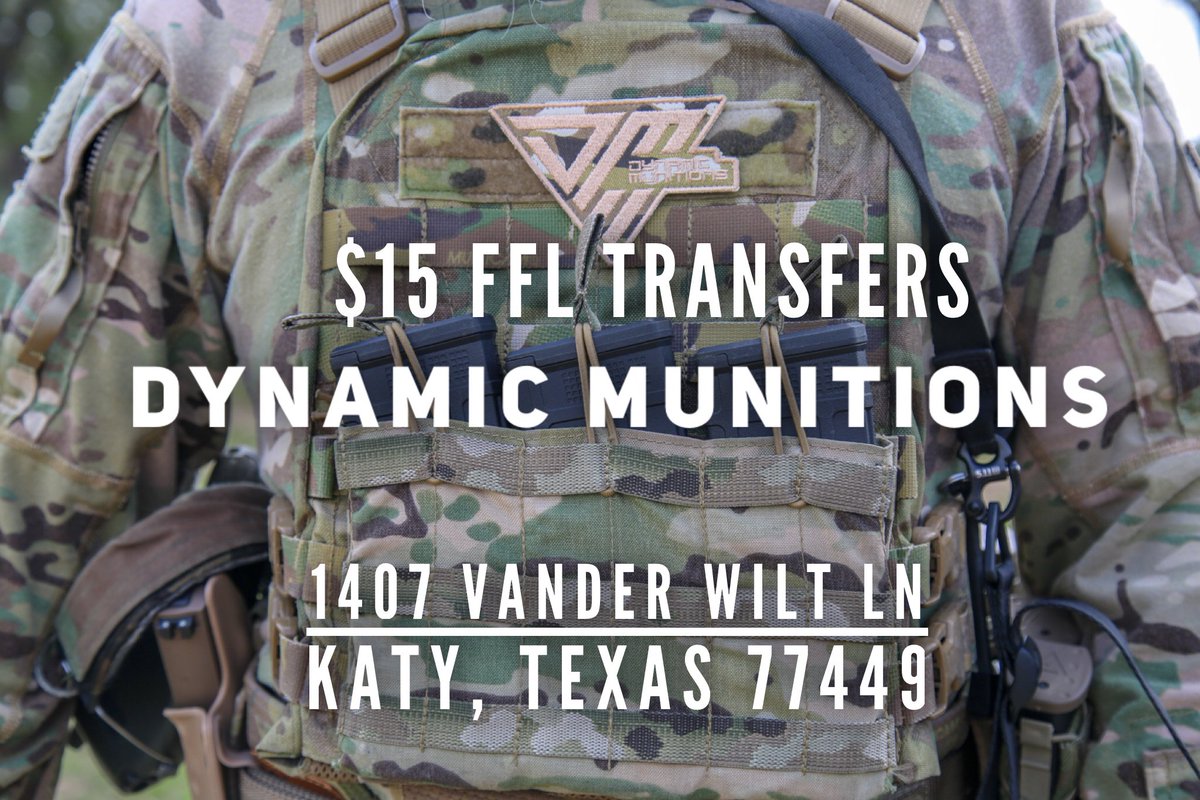 DynamicMunition's tweet photo. #ffl #gun #katy #texas #Houston https://t.co/l4VhlHdT12