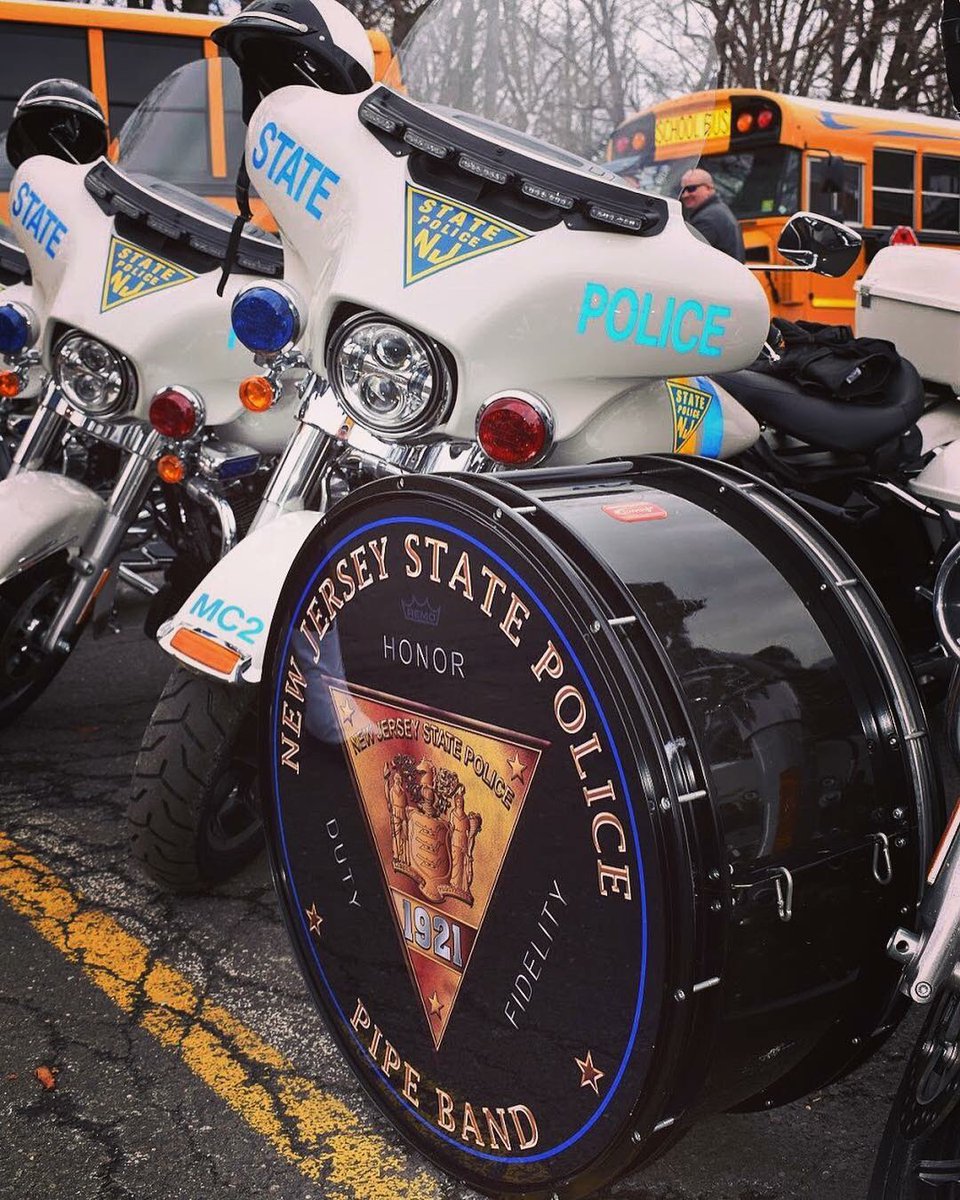 NJSP's tweet photo. #NowThatWinterIsOver you’ve no excuse to not come out and see the @NJSPPipes and the #NJSPBikes! https://t.co/gJ0F6G3Xjl