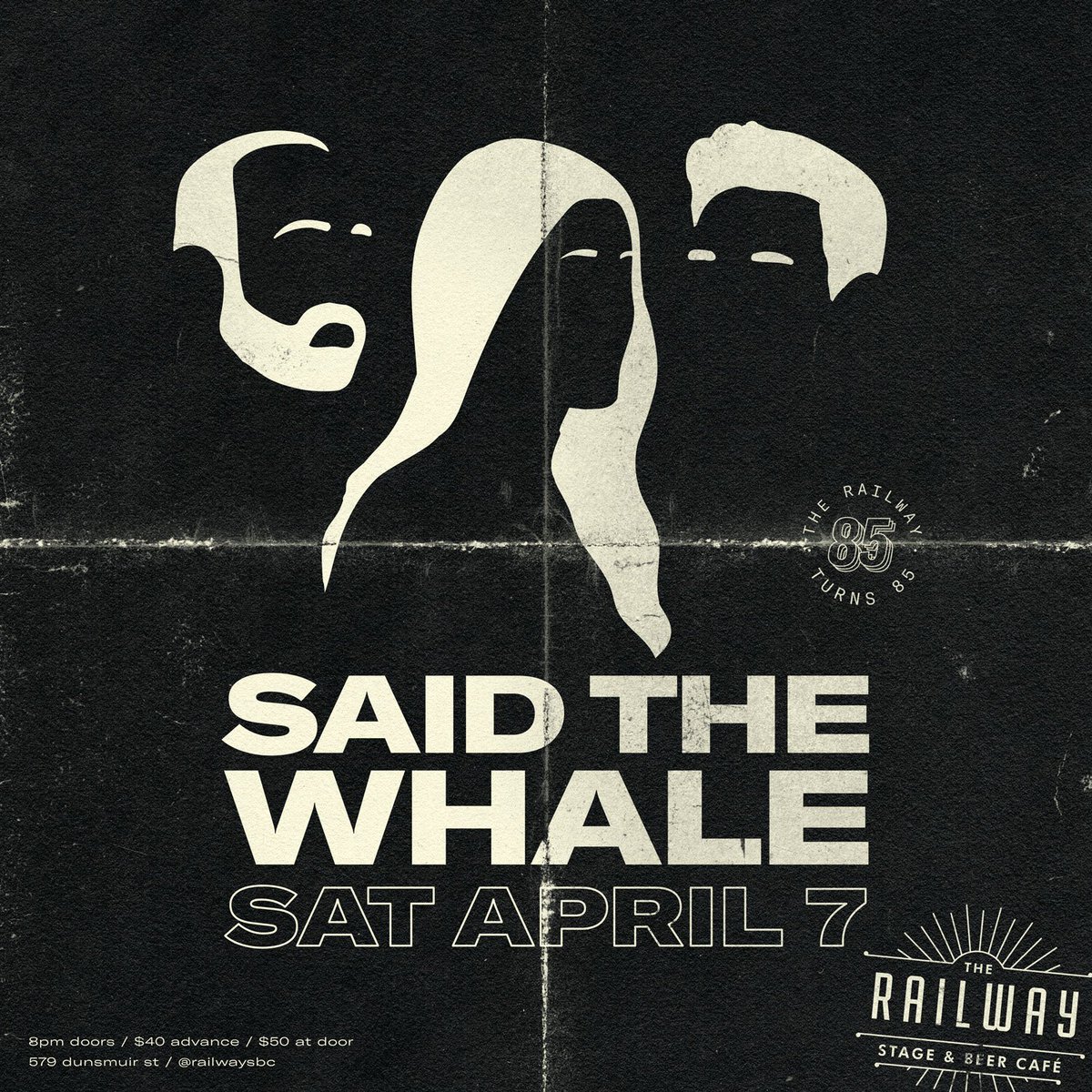 The last batch of tickets for our 85th anniversary show with <a href="/saidthewhale/">Said The Whale</a> are almost gone. Click the ticket link below and be a part of the celebration.
showpass.com/saidthewhale-r…