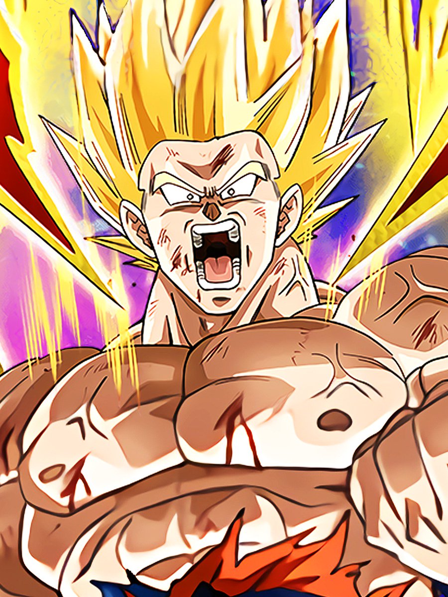 DokkanBattle [Zealous Roar] Super Saiyan Goku + Character HD