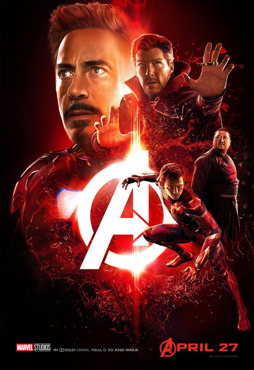 映画情報 オスカーノユクエ Sur Twitter アベンジャーズ インフィニティ ウォー より5種類のキャラクター ポスターが公開 1 2 赤 青 黄 緑 紫で色分けされたポスターにヒーローたちが総結集 一丸となって宿敵サノスに立ち向かう 4月27日全米公開