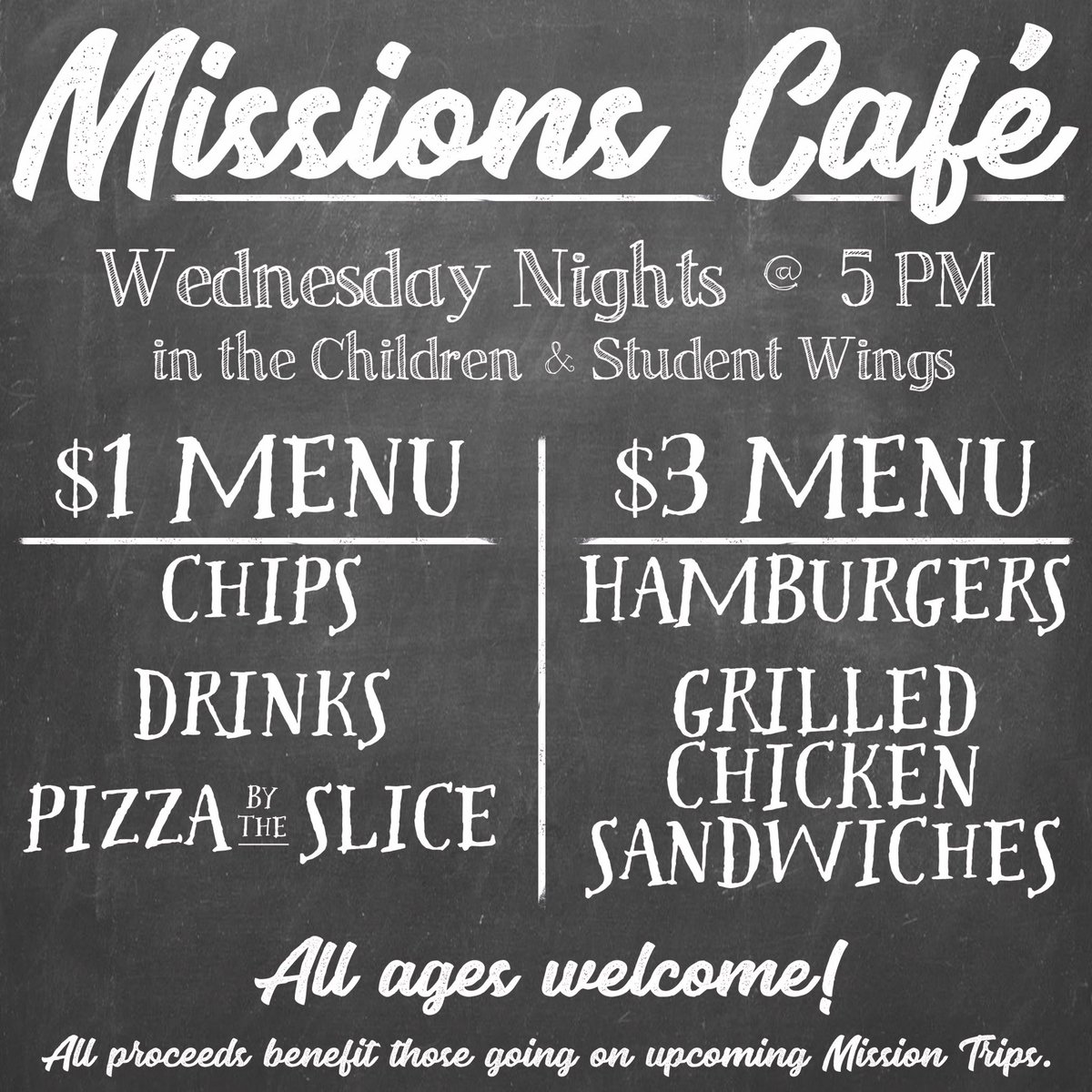 cville_students's tweet photo. Missions Cafe returns this week!! Come join us!! https://t.co/NcoK76nbxn