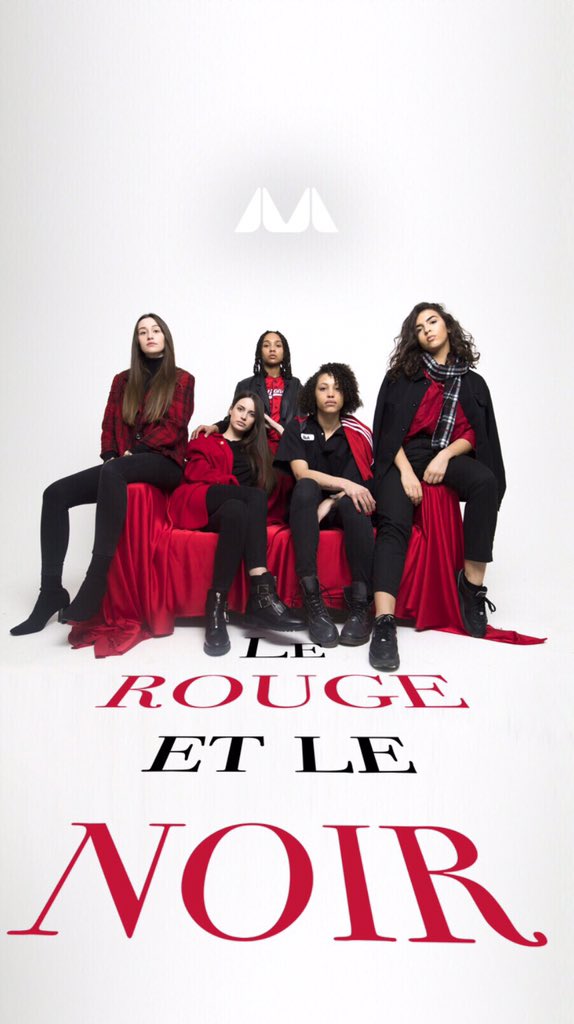 MAACHModelMgmt's tweet photo. Shooting à thème : "Le rouge et le noir" https://t.co/twElgjfYrp