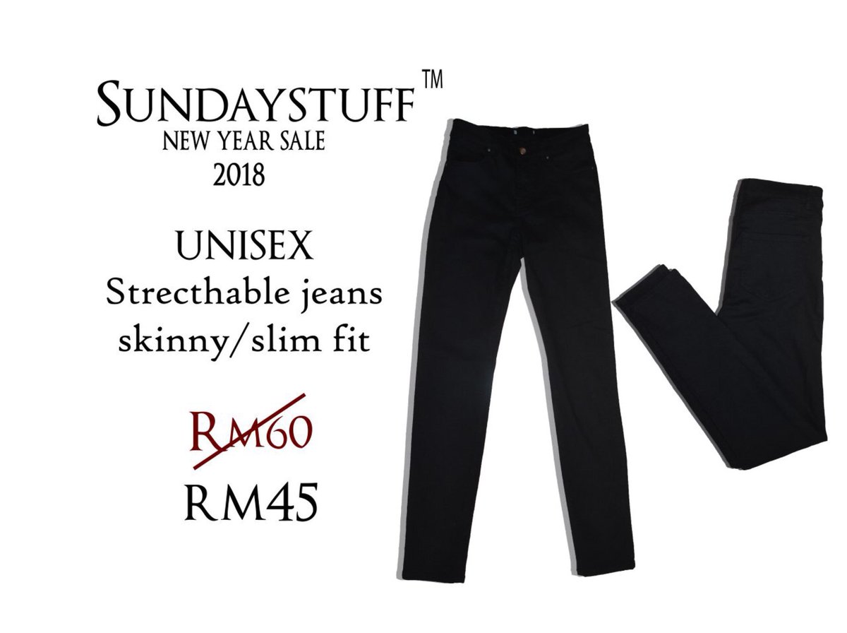 nik_aisa's tweet image. ⚜SKINNY STRETCH JEANS RESTOCK
---------------------
•1 Helai RM45
•2 Helai RM90
•3 Helai RM135 + FREE POSTAGE!! 🚚
---------------------
Our JEANS 👖:
•UNISEX
•PREMIUM QUALITY
•Variety of Colors
•Suitable for daily uses

Ws📲0142909735
.
#sundaystuff #sundaystuffjeans