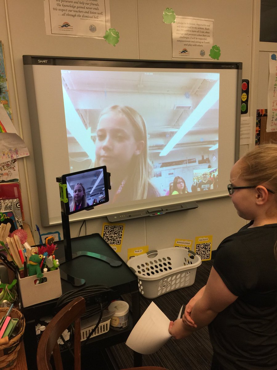 MrsDugganSPE's tweet photo. So very excited to start our Literacy collaboration with Ogden Elementary!!! Today we used Skype to interview each other then had a discussion about friendship and betrayal! Looking forward to continuing our conversation via @padlet this week! https://t.co/dPz3gBiUpB
