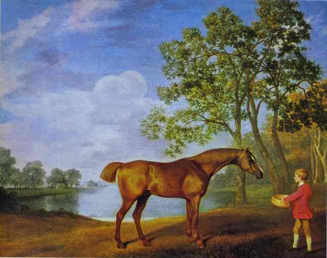 MuseumArtworks's tweet photo. Pumpkin With A Stable Lad by George Stubbs in 1774 #HistoricalPaintings https://t.co/GK7b6KKIiU