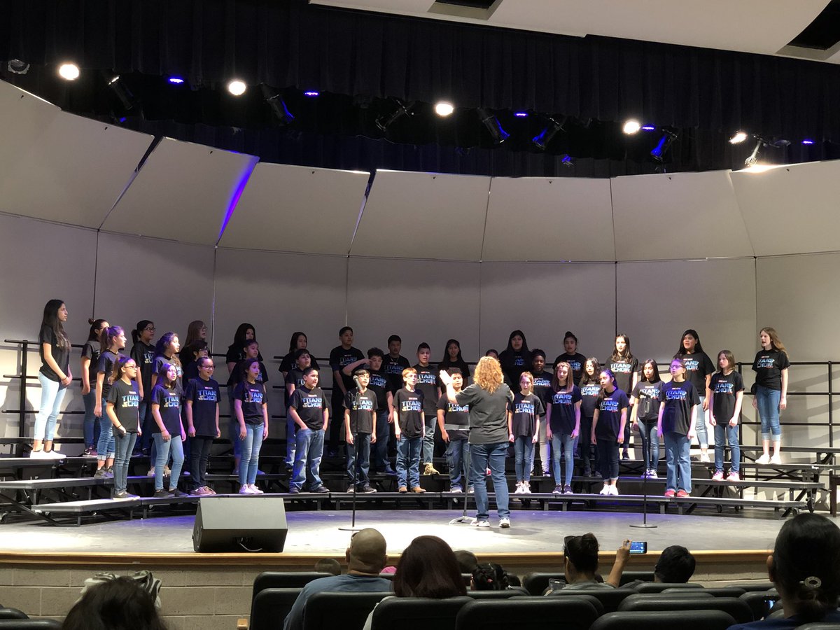riostippit's tweet photo. When my kids told me it was a Disney Showcase, I knew I couldn’t miss it! Great job, choir!! @TippitTitans #weareGISD #teamtitan https://t.co/hxh9gdOCvY