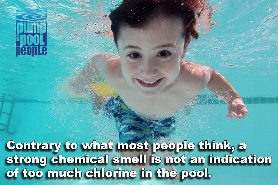pumpandpool's tweet image. Yes. You read that right! In fact, a strong chemical smell could even mean the pool needs more chlorine. #Chlorine #PoolChemistry #SwimmingPool