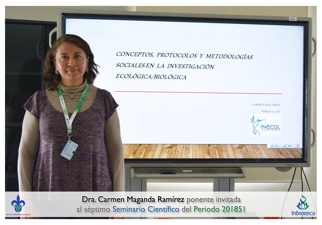 inbioteca's tweet photo. Séptimo seminario científico #MCEB #DCEB @inbioteca del periodo 201851. Invitada: Dra. Carmen Maganda Ramírez
https://t.co/724R8WcO4J https://t.co/sbSICavgCM